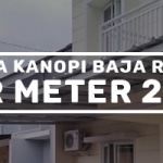 harga kanopi baja ringan per meter